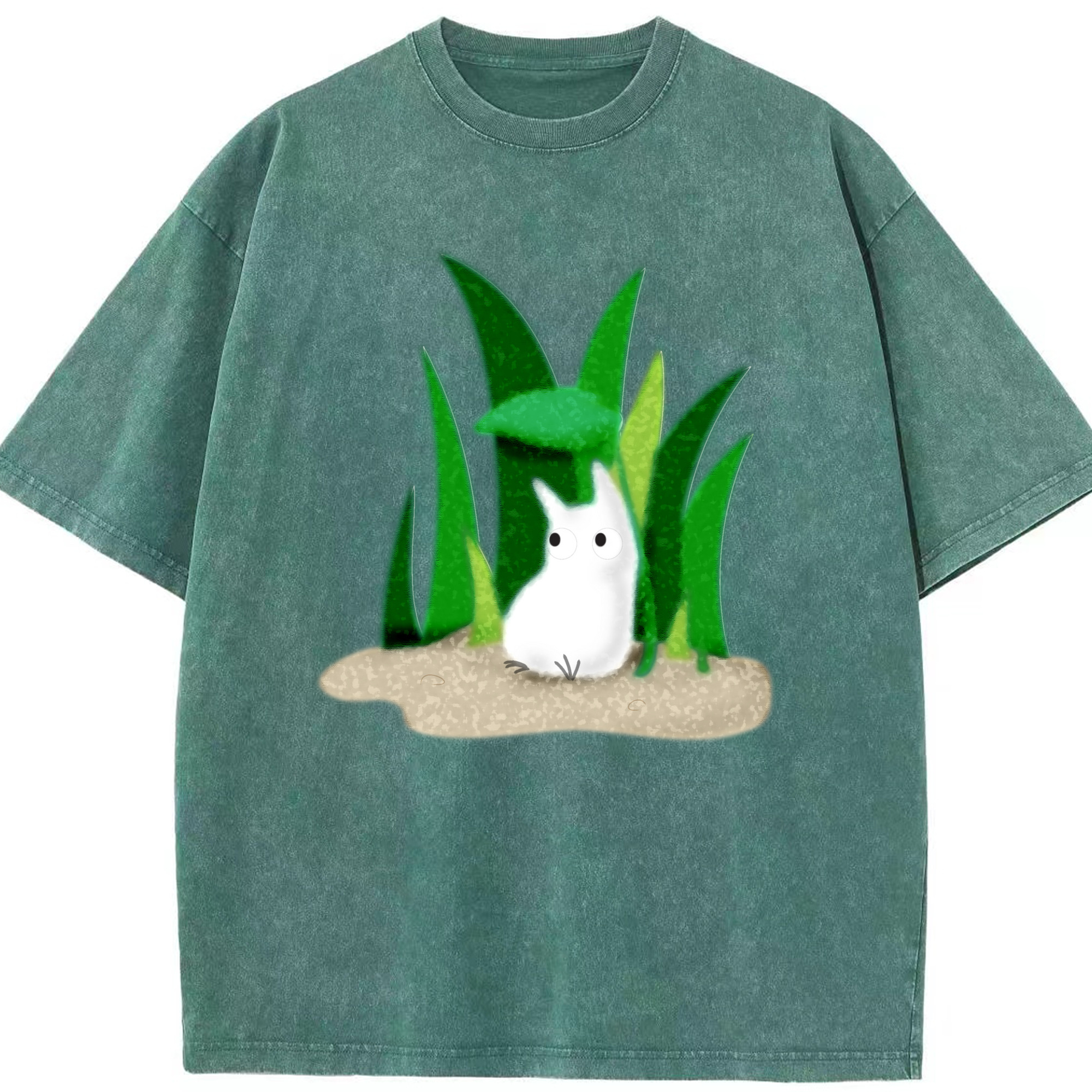 （画像用） となりのトトロ 草壁メイ 草壁サツキ My Neighbor Totoro Satsuki Kusakabe Mei Kusakabe 綿100% ヴィンテージ風 半袖Tシャツ（フロントプリント）